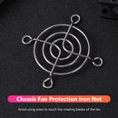 5pcs PC Case Fan Grills Computer Cooling Fan Finger Guard Protector (50mm) Newly