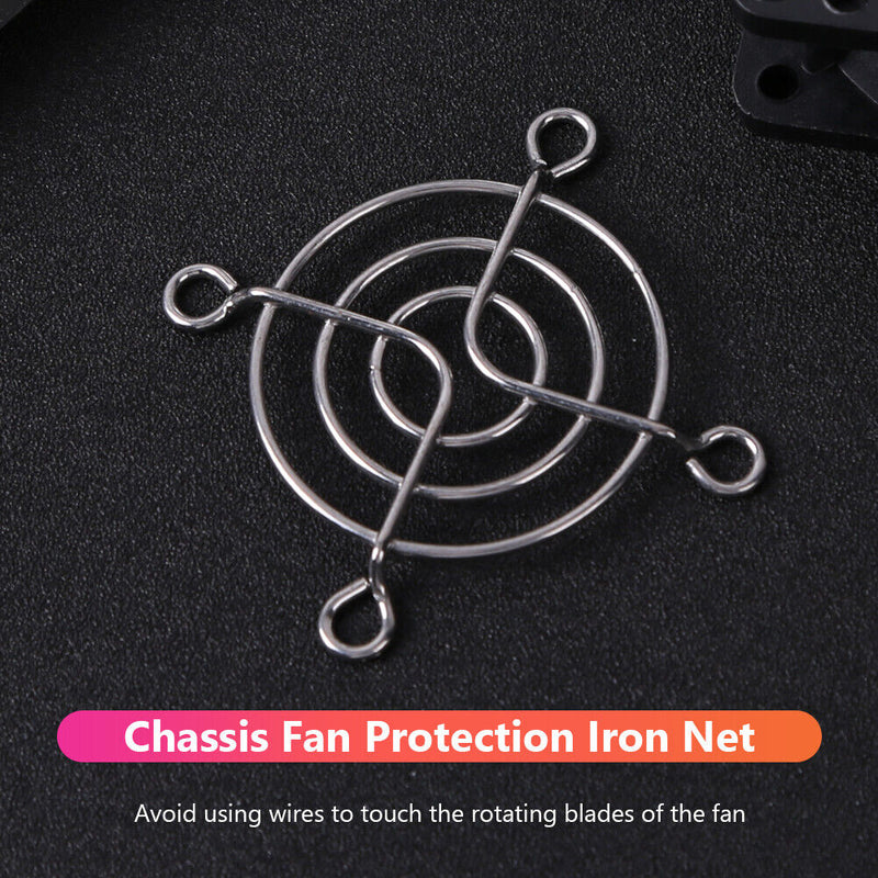 5pcs PC Case Fan Grills Computer Cooling Fan Finger Guard Protector (50mm) Newly