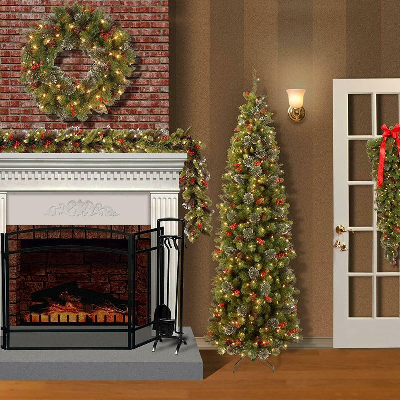 Wreaths Garland Christmas Wreath Door Hanging Pine Needle Party Ornaments