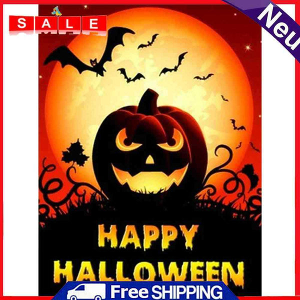 Handmade Harvest Pumpkin 5D DIY Full Round Drill Drawing Kit Diamond Painting