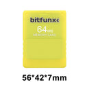 FMCB 1.966 Memory Card for Sony PS2 64MB Free McBoot Console Card (Yellow) Newly