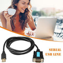 USB to RS232 COM Serial Port Cable Laptop 9 Pin Adapter for Win 10/8/7/XP