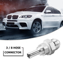 Male Flare Bulkhead to AN8 - 3/8 Hose Barb Fitting Car Fuel Tank Connector