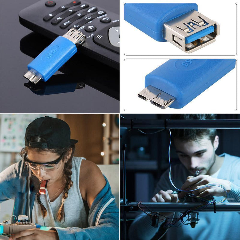 Type A USB3.0 Female to Type Micro-B USB3.0 Male Converter Adapter