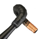2pcs Bike Handlebar Tape Ring Anti-Skid Bicycle Handle Strap Sleeve (Black)