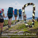 Fast Hang Buckle D-Ring Keychain Clip Safety Lock Climbing Carabiner (B)