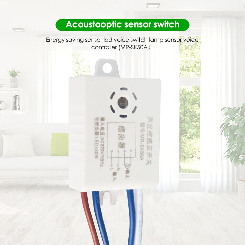 Intelligent Sound Voice Sensor Car On Off Light Switch Waterproof Smart Switch