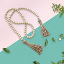 Decorative Beads & Tassels Wood Garland Farmhouse Decor Rustic Beads (2) Newly