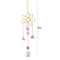 #A Hanging Ornament Leaf Moon Crystal Wind Chimes Hanging Chandelier Pendant Gif