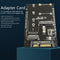 2 in 1 M.2 MSATA SSD to SATA 7 15Pin 2.5 inch Adapter Card for Desktop Computers