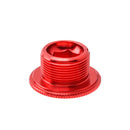 MUQZI CNC MTB Road Bike M19 Crank Cover Screws Crankset Bolt Cap (Red)
