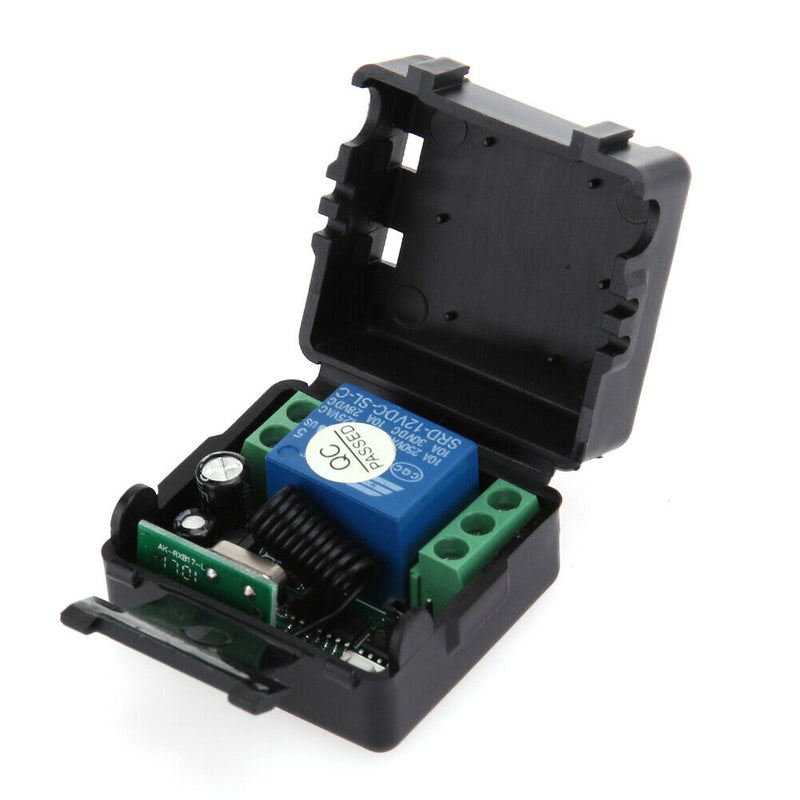 DC 12V Single Open Metal Button Two Important 433MHz Remote Learning Meth
