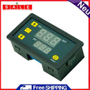 DC12V 20A Timing Delay Relay Module Cycle Timer Digital LED Dual Display 0-999m