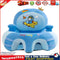 Cartoon Baby Sofa Cover Learning Sit Seat w/o Cotton Chair (Dark Blue) Newly