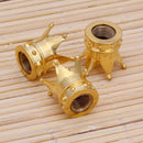 4PCS UNIVERSAL CROWN STYLE CAR TIRES AIR VALVE STEM CAP AUTOMOBILE TIRES STE