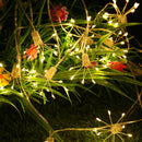 Dandelion Fireworks String Lamp Christmas Tree Home Decor (Solar 50LED) Newly