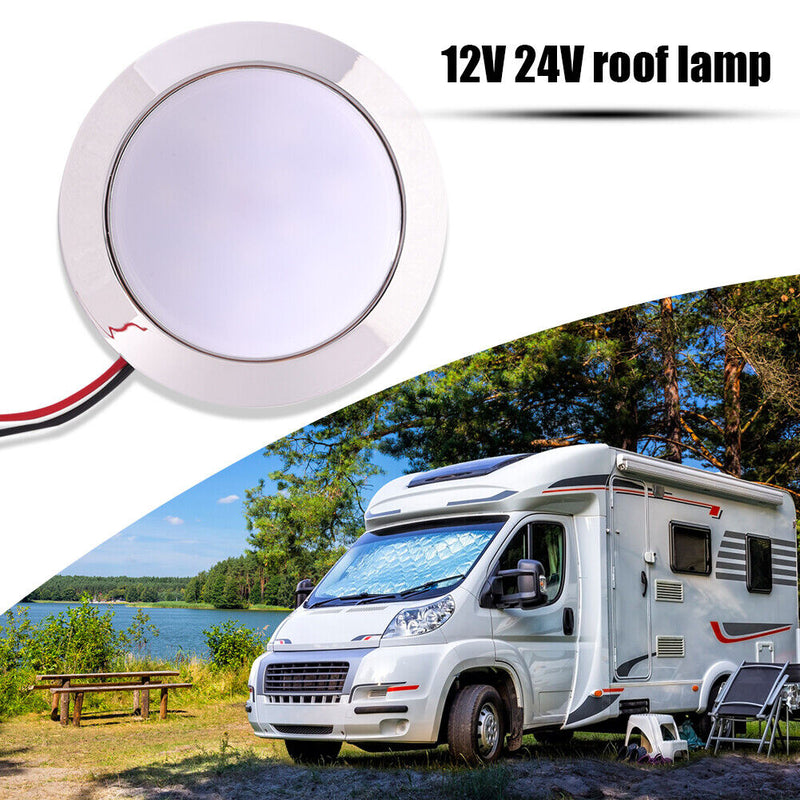 1.8W Waterproof Auto LED Dome Lamp RV Marine Car Interior Roof Ceiling Lights