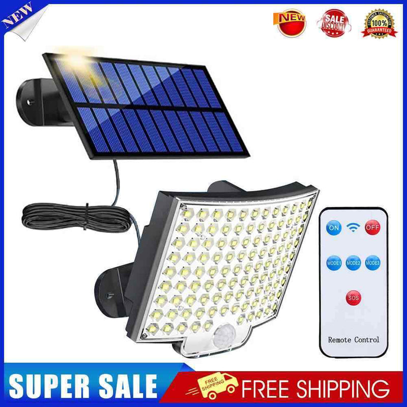 4pcs Solar Light Motion Sensor 3 Modes 106LED+Remote Control