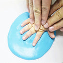 3PCS 20g Baby Care Hand Foot Inkpad Soft Clay Washless Footprint Mud (Blue)
