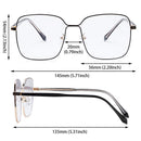 Computer Glasses Anti Glare & Eye Strain Square Glasses Anti-blue Ray Glasses