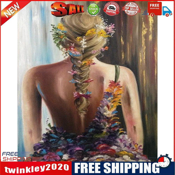 Woman Back Oil Paint By Numbers Kits Canvas Drawing DIY Coloring Pictures
