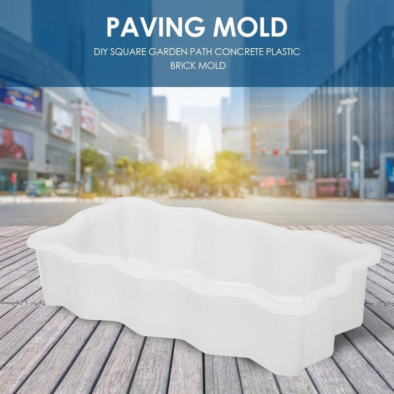 DIY Paving Mould Wave Border Reusable Garden Path Concrete Stone Road Molds