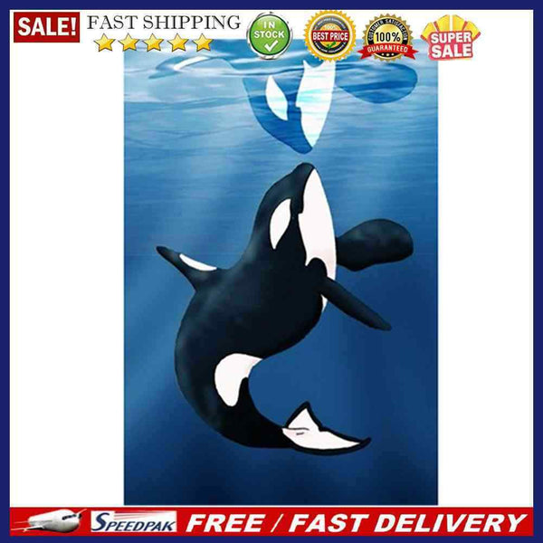 Killer Whale Oil Paint By Numbers Kit DIY Acrylic Painting on Canvas (B1471)