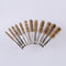 12pcs Electric Impact Drill Hex Shank Brush Car Paint Wire Cleaner (Brass) Newly