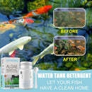50g Aquarium Water Cleaning Tablets Aquarium Pond Algae Remover with Spoon