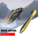 15pcs 10cm/6g Soft Bionic Fishing Baits Artificial Lure (Brown)