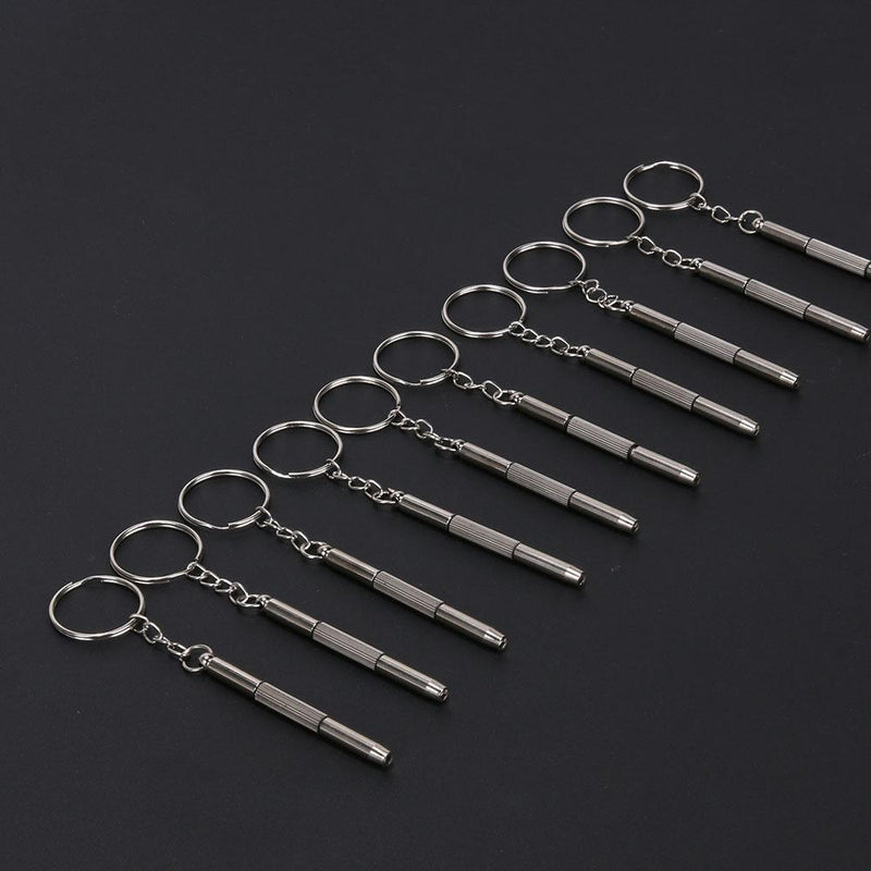 10pcs 3 in 1 Multifunctional Glasses Screwdriver Repair Kit Hand Tools Newly