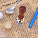 Ancient English Alphabet Letter Metal Seal Wax Stamps Sticks Candles Set (K