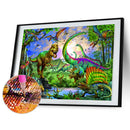 5D DIY Full Drill Diamond Painting Forest Dinosaurs Cross Stitch Embroidery