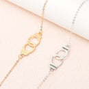 Fashion Women Jewelry Punk Anklet Bracelet Handcuffs Shape Anklets Creative