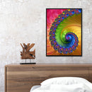 5D DIY Full Round Drill Diamond Paint Swirl Mosaic Rhinestone Drawing Picture