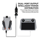 Dual Ports 48W PD QC 3.0 Car Cigarette Lighter Fast Charger for DJI Mini 2/3 Pro