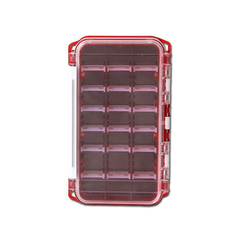 Double-Sided Removable Portable Fishing Tackle Box Waterproof Fishing Accessory