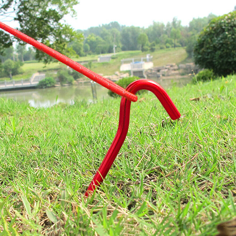 #A Outdoor Nails Aluminium Alloy Tent Accessories for Hammock Camping Awning Can