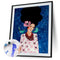 40x50cm Frameless Long Hair Girl DIY Oil Paint By Numbers Picture Home Decor