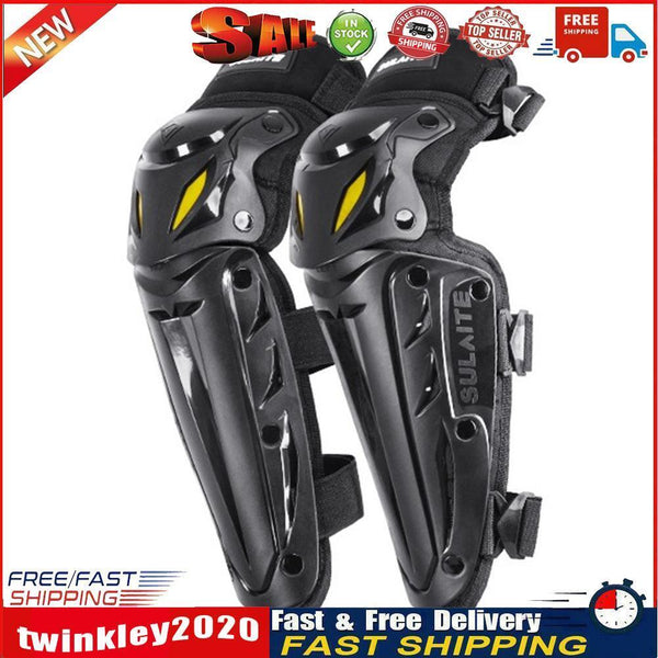 2pcs SULAITE Reflective Motorcycle Riding Protective Gear Knee Guard Pads Newly
