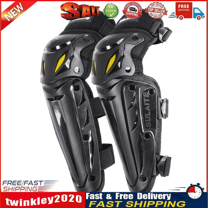 2pcs SULAITE Reflective Motorcycle Riding Protective Gear Knee Guard Pads Newly