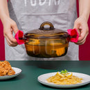 Bowknot Silicone Pot Clips Potholders Anti-scald Gloves Hot Handle Holder