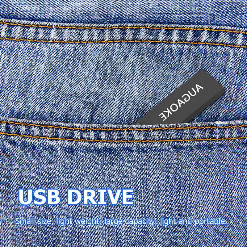 AUGAOKE Zinc Alloy USB Flash Drive U Disk High Speed USB2.0 Memory Mini Pendrive