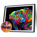 5D DIY Colorful Monster Full Round Diamond Painting Kit Mosaic Craft Rhines