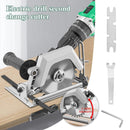 Electric Drill to Electric Circular Saw Head Adapter TableSaw Woodworking Tool#