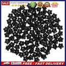 100pcs Five-Pointed Star Stamp Paint Wax Envelope Card Sealing Wax(Black)