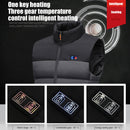 #A 11 Places Zones Heated Vest Splicing Heated Coat Electric Heated Vest for Tra