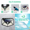 2pcs 100LED Solar Wall Lamp Waterproof Garden Wide Angle Motion Sensor Lamp