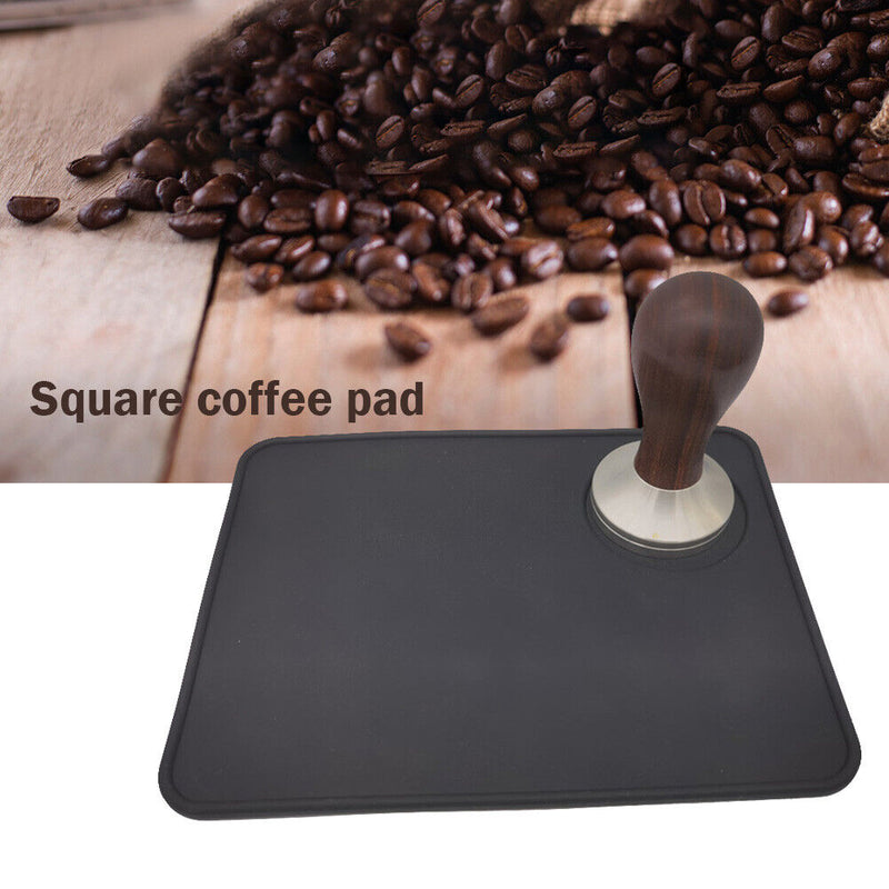 Espresso Latte Coffee Corner Edge Powder Pressing Pad Square Coffee Grindin