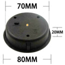white LED Garden Solar Powered Replacement Round LED Light Box Outdoor Lighting